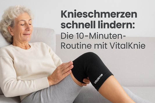 Knie­schmerzen schnell lindern: Die 10-Minuten-Routine mit VitalKnie